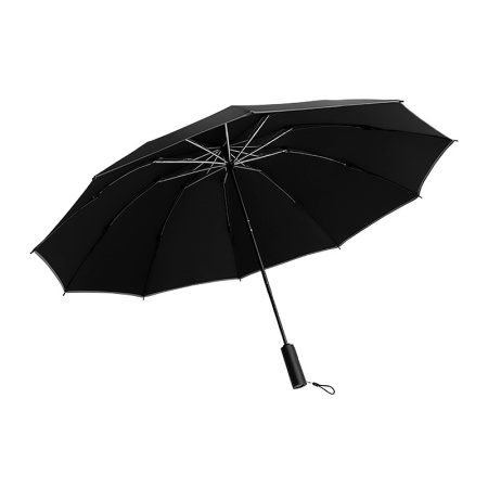 Зонт с фонариком Xiaomi KongGu Reverse Ten Bone Automatic Lighting Umbrella черный