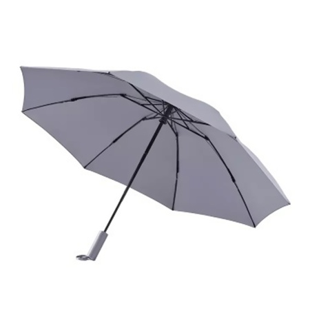 Зонт с фонариком Xiaomi 90 Points Automatic Reverse Folding Umbrella серый